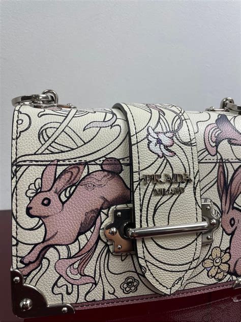 Prada Resort 2018 Glace Rabbit cahier bag 